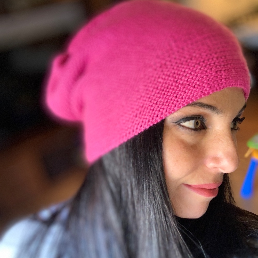 100% handmade Soft wool slouchy convertible Hat/beanie - Picture 8 of 12